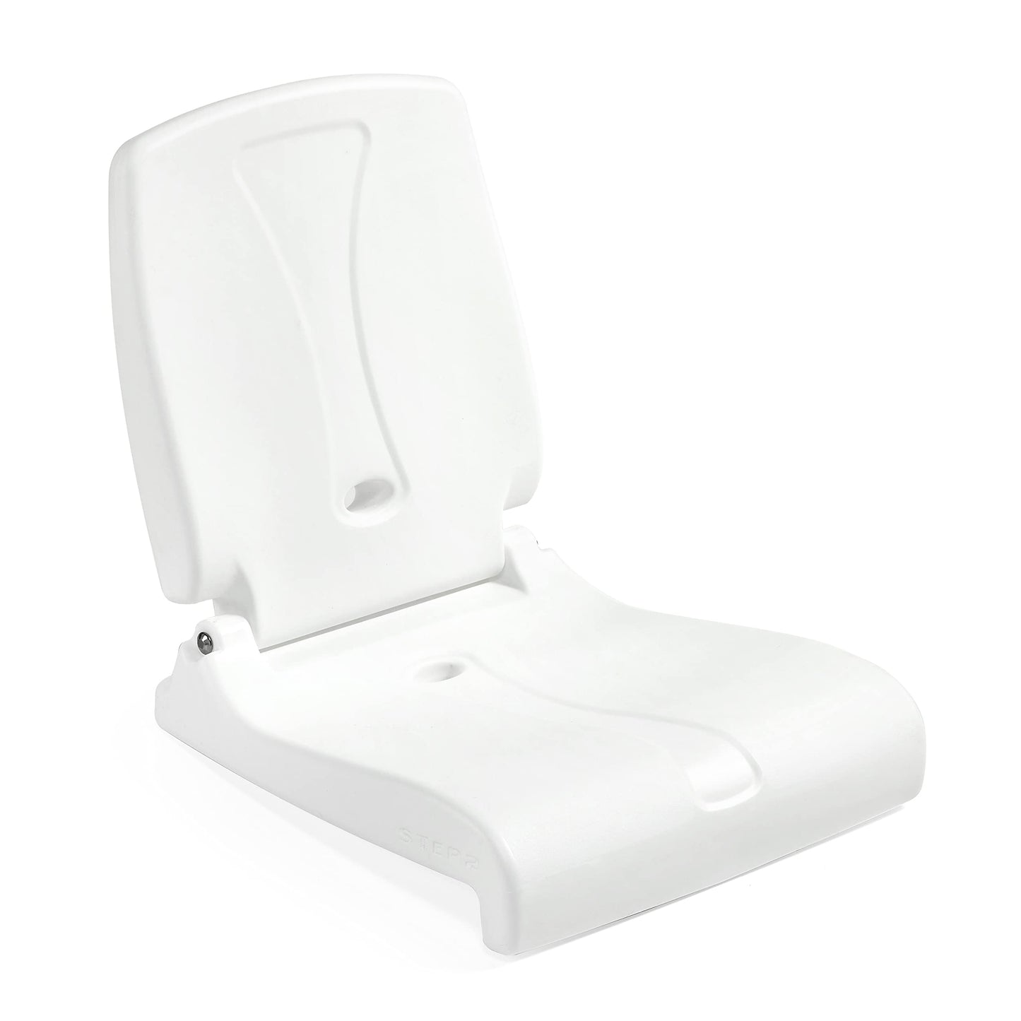 Step2 Foldable Adult Flip Seat, Portable Outdoor Chair for Poolside, Tailgating, Camping, Picnic Chair, Provides Back Support When Sitting on Ground, White