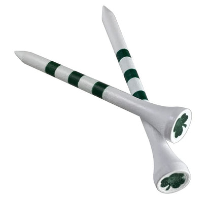 PrideSports Shamrocks Wooden Golf Tees - 2-3/4 Inch, 45 Count - Special Edition - Perfect for St. Patrick's Day
