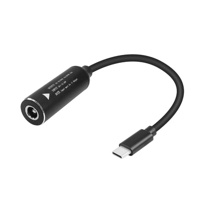 GINTOOYUN PD65W DC5525 to USB-C Charging Cable DC5.5mmx2.5mm Round Female to Type-C Charger Power Adapter Cable for Laptops,Mobile Phones,Tablets, Rechargeables,etc(7Inch)