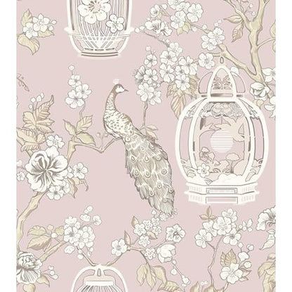Pink Peel and Stick Wallpaper - Self Adhesive, Waterproof, Removable for Cabinet, Bedroom, Laundry Decor - 16.14'x78.7