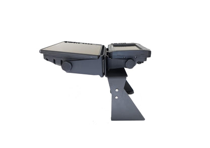 Baldwin Iron Works Universal Dual Graph to Graph Fish Finder Mount-Made in USA- Compatible with Garmin/Lowrance/Humminbird and More (8" H) (Dual Graph Mount)