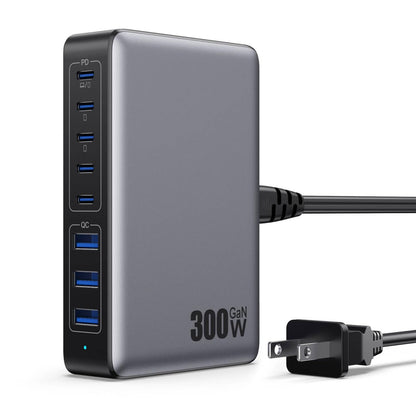 USB C Charger 200W USB C Charger Block,Upgraded GaN III 8-Port Fast Charging Station Hub,PD 65W Laptop Charging Adapter Compatible with MacBook Pro/Air,DELL,Steam Deck,iPhone 16/15/14,Galaxy S23/22