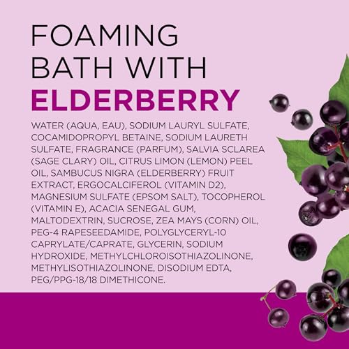 Dr Teal's Foaming Bath with Pure Epsom Salt, Relax & Relief with Eucalyptus & Spearmint, 34 fl oz (Pack of 2)