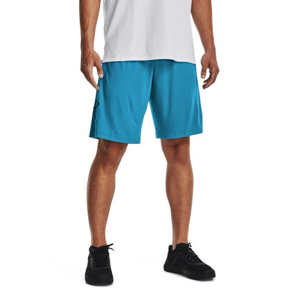 Under Armour Men's Tech Graphic 10" Shorts, (419) Capri / / Black, Large Tall