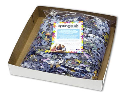 Springbok Puzzles - Paris Sunset - 1000 Piece Jigsaw Puzzle - Large 30 Inches by 24 Inches Puzzle - Made in USA - Unique Cut Interlocking Pieces