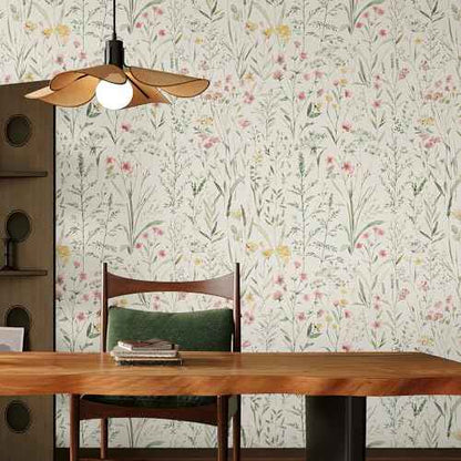 Peel and Stick Wallpaper for Home Decoration Kitchen Field of Dreams Wallpaper Removable Vinyl Self Adhesive Shelf Paper & Drawer Liner Roll House, Workshop & Office 17.3" x 118" SM-579-3