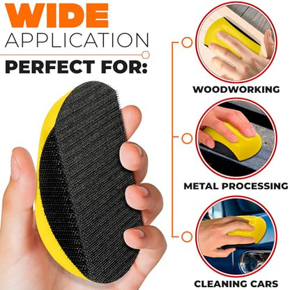 2Pcs Mouse Sanding Blocks for Wood - Mouse Sander Block Auto Body Tools Hand Woodworking Tool Sanding Pads Craftsmen Hand Tools - Autobody Sanding Block for Crafts Woodworking Tools Wood Sander Pads