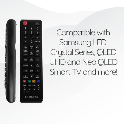Ceybo Original Solar Voice Remote Control Replacement with YouTube Netflix Shortcut for Samsung Smart TVs, Compatible with Neo QLED 8K, QLED (BN59-01480A)