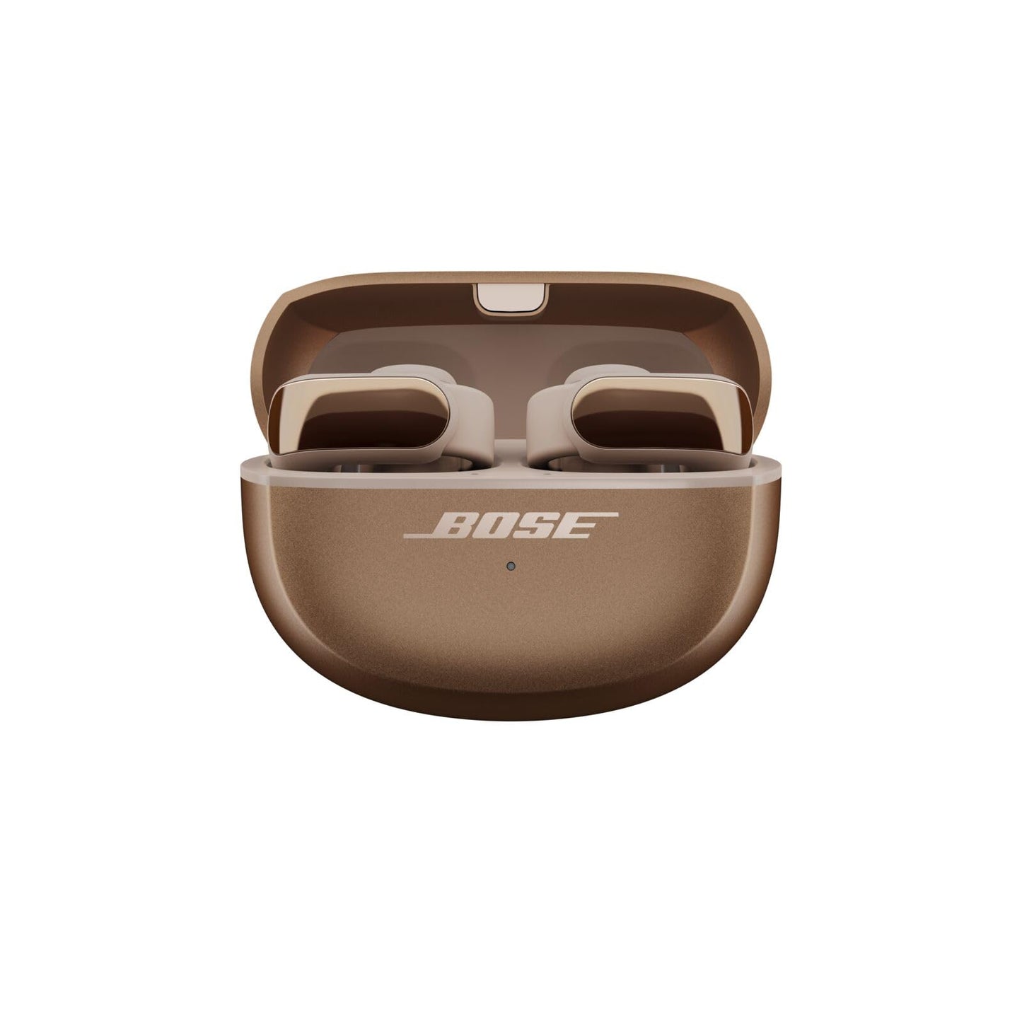 Bose Ultra Open Earbuds - Bluetooth Open Ear Earbuds with OpenAudio for Awareness, Clip-On Design for Comfort, Water Resistant, Up to 48 Hrs of Playtime, Driftwood Sand - Limited Edition Color
