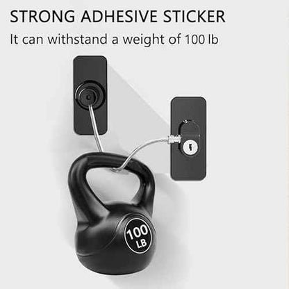 Fridge Lock (4 Pack),Refrigerator Lock with Keys,for Fridge, Cabinet Locks, Drawers, Dishwasher, Toilet and Child Safety Cabinet Locks, Traceless Adhesive No Drilling (Black)