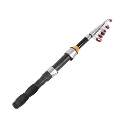 Mini Telescopic Fishing Rod, Spinning Fishing Rod Small Collapsible Fishing Rod for Saltwater and Freshwater, Lightweight and Compact Design, 59 inches