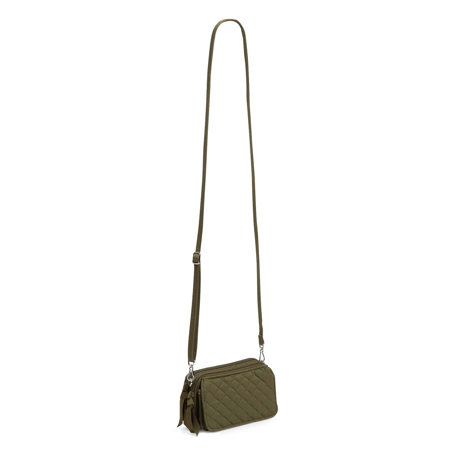 Vera Bradley Cotton All in One Crossbody Purse with RFID Protection