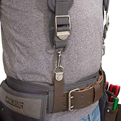 Estwing Cooling Mesh Padded Tool Belt Suspenders, Durable, Steel Hardware, Chest Strap, Adjustable