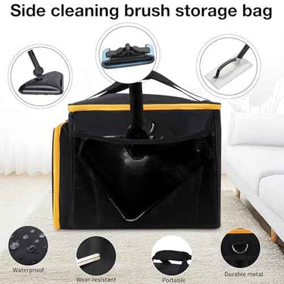 Storage Bag Compatible with Wagner Spraytech C900134 Steamer Adjustable Carrying Bag Case Portable Steam Cleaner Storage Bag with Extra Pockets for Accessories, Bag Only