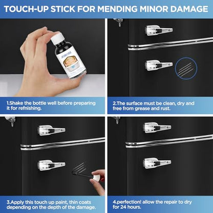 Black Touch Up Paint tile paint porcelain repair kit Specialty Tub, High-Gloss White bathtub Paint, Quick-Dry Porcelain for Scratches & Chips on Porcelain, Acrylic, Enamel, Cast Iron, Tiles, Tubs, Sinks Wooden furniture and Toilets