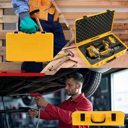 Hard Shell Case for Dewalt DCGG571M1/ DCGG571B 20V Max Grease Gun kit | High-Density Protective Foam | Portable Organizer Travel Carrying Storage Bag for Batteries Accessories with Handle | CASE ONLY