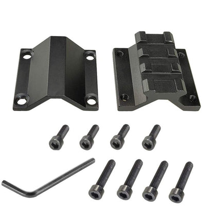 Persei Scope Barrel Clamp Mount Adapter with Weaver Picatinny Rail