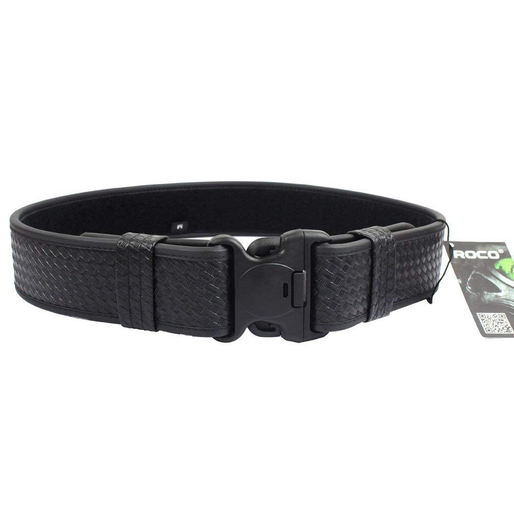 LytHarvest 8-in-1 Police Duty Belt Kit with Pouches, Law Enforcement Utility Belt Rig, Modular Security Guard Equipement, Tactical Utility Duty Belt, Basketweave (Medium)