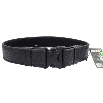 LytHarvest 8-in-1 Police Duty Belt Kit with Pouches, Law Enforcement Utility Belt Rig, Modular Security Guard Equipement, Tactical Utility Duty Belt, Basketweave (Medium)