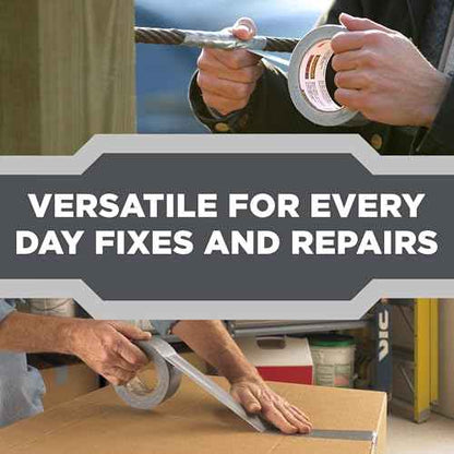 3M Heavy Duty Duct Tape, 1.88in x 45yd, 1 Roll, Multi-Surface, Temporary Solutions for Sealing, Holding, and Reinforcing, Tear by Hand Vertically and Horizontally, Staple for Every Toolbox (2145)