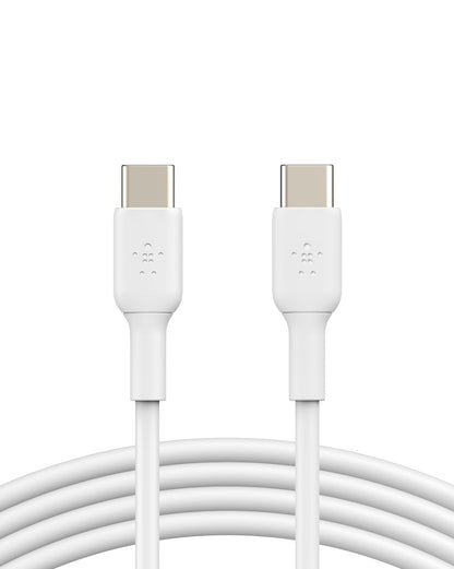 Belkin USB-C to USB-C Cable Fast Charging Cable (2M/6.6ft) for iPhone 16, iPhone 16 Pro, iPhone 16 Pro Max, Galaxy S25, S24, Note, Pixel, iPad Pro, Nintendo Switch 2, Carplay & More - Black