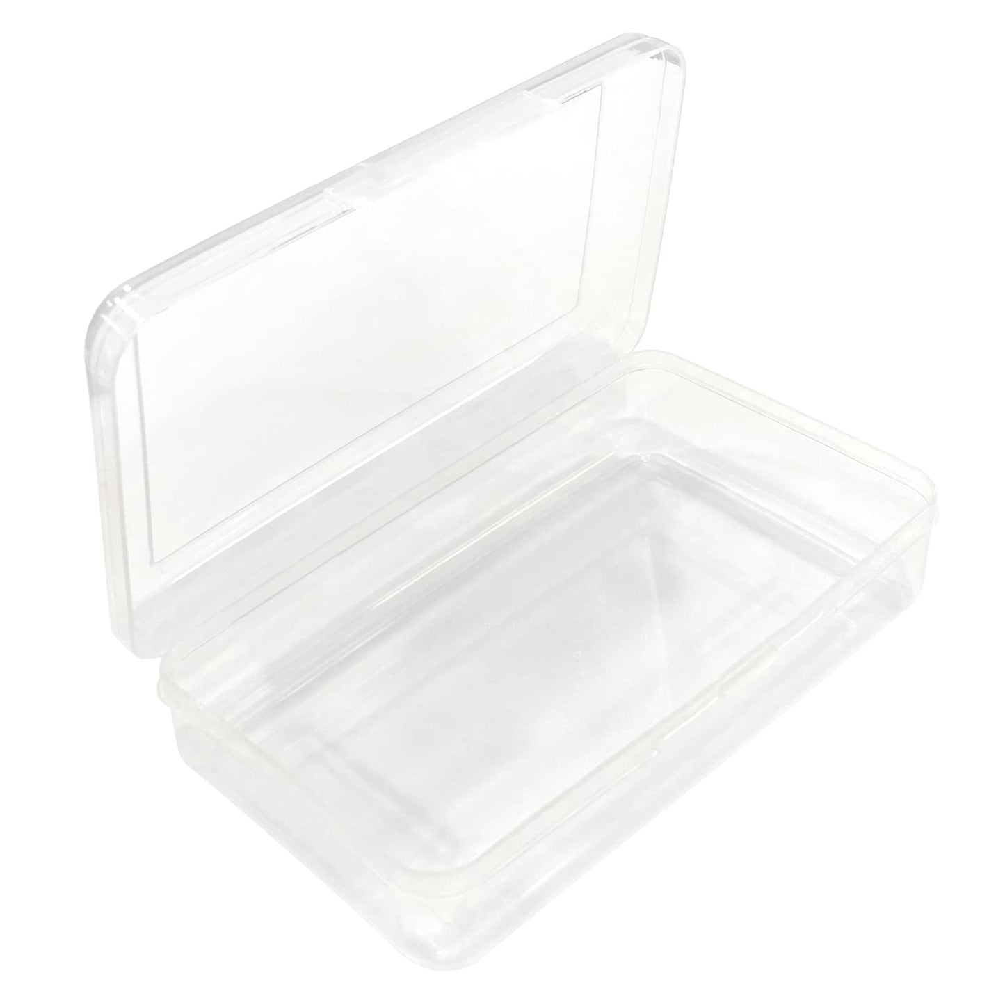 Large Capacity Clear Pencil Case, Plastic Pencil Boxes Stackable Design, Supply Boxes for Kids Boys School Classroom,1 Pack