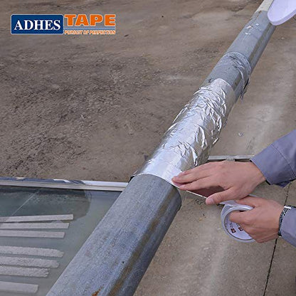 ADHES Foil Tape Aluminum Tape Heat Resistant Tape Metal Duct Tape, 0.78 inch x164 Feet, for HVAC, Repair Sealing and Insulation