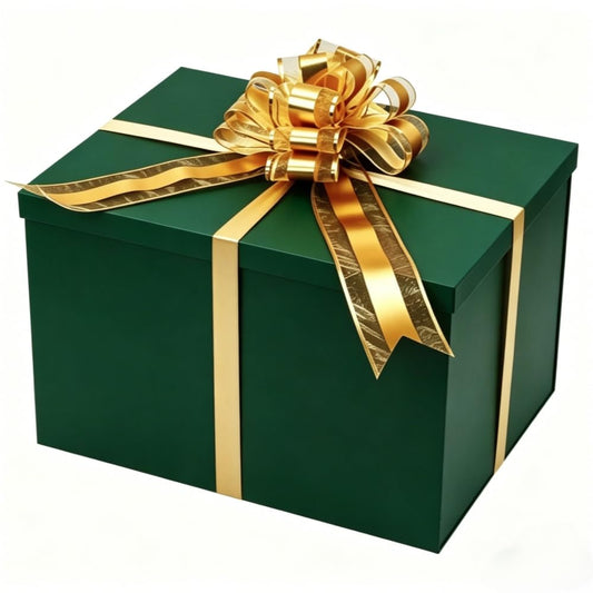 UoeRing Green Extra Large Gift Box 1Pcs 17x13x11 inch,luxury Gift Box with Lid for Birthday Christmas Valentine's Day Mother's Day (Includes Pull Bows,Card,Envelope,Filler)