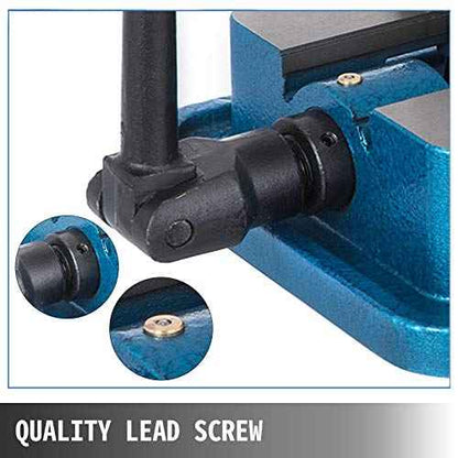 VEVOR 3 Inch Heavy Duty Milling Vise Bench Clamp Vise High Precision Clamping Vise 3 Inch Jaw Width with 360 Degree Swiveling Base CNC Vise