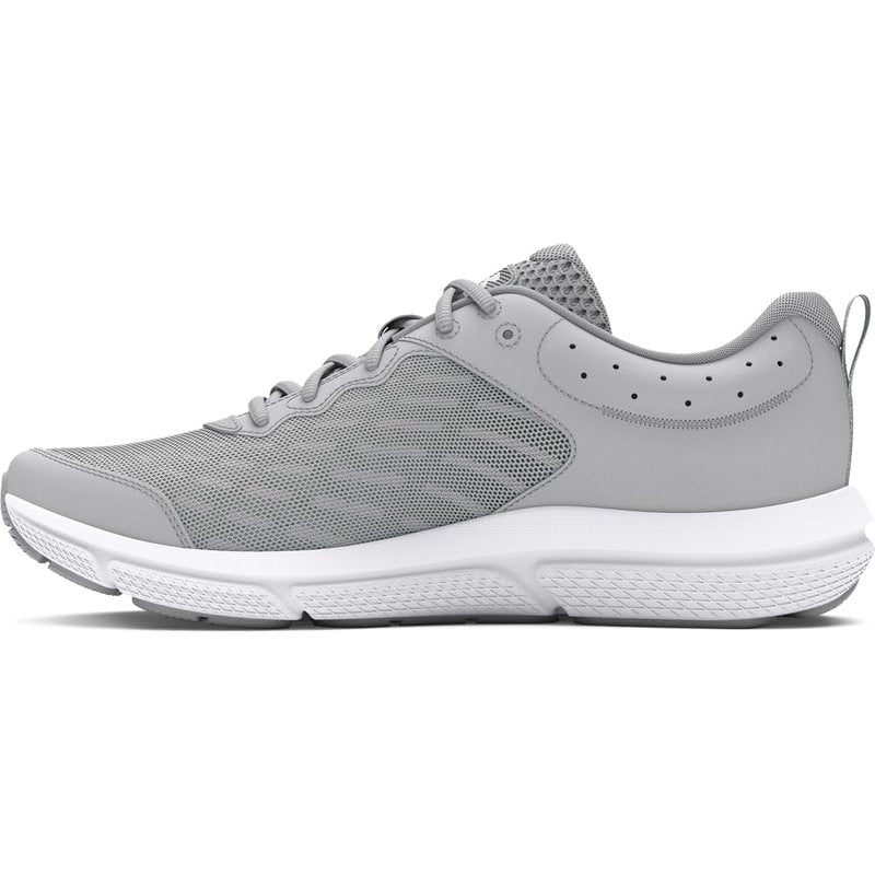 Under Armour Men's Charged Assert 10 Shoes, (100) Mod Gray/Mod Gray/White, 9.5 Wide