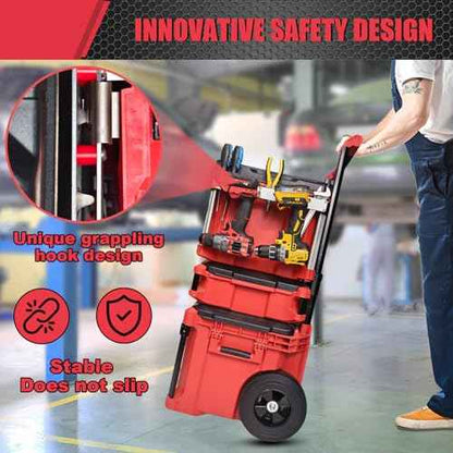 Power Drill Holder Fits for Milwaukee Packout Toolbox,Tape Measure Tool holder,Hanging Screwdrivers, Wrenches on The Side for Packout Toolbox Organizer
