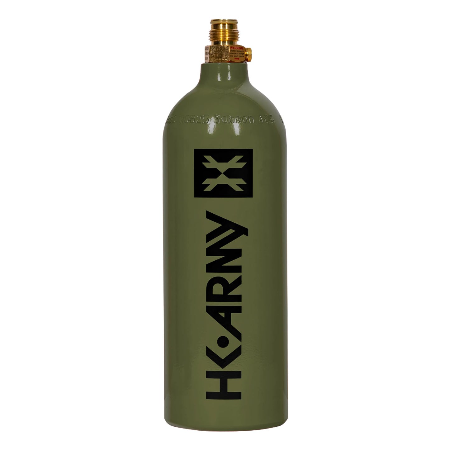 HK Army 20oz Aluminum CO2 Tank - High Pressure Compressed Air System for Paintball & Airsoft Gear - Olive