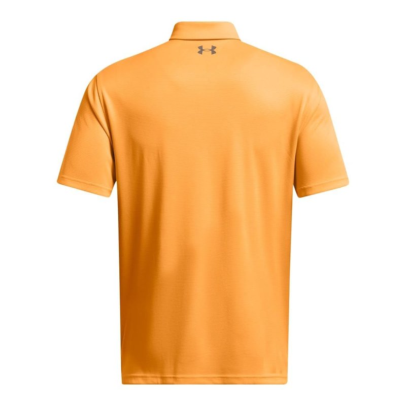 Under Armour Men's Tech Golf Polo, (803) Nova Orange / / Pitch Gray, Large Tall