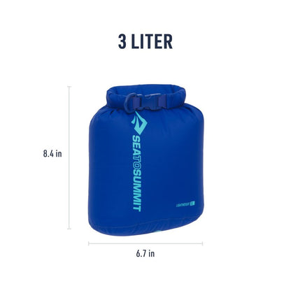 Sea to Summit Lightweight Dry Bag, Multi-Purpose Dry Storage, 3 Liter, Surf Blue