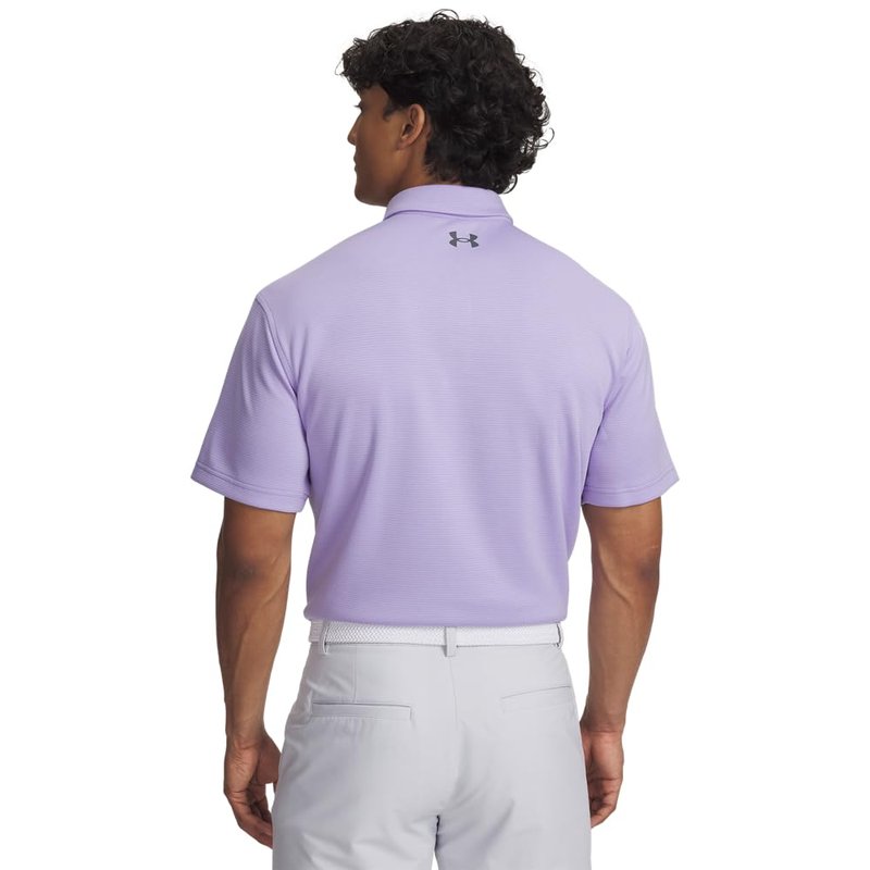 Under Armour Men's Tech Golf Polo, (538) Transparent / / Pitch Gray, Medium