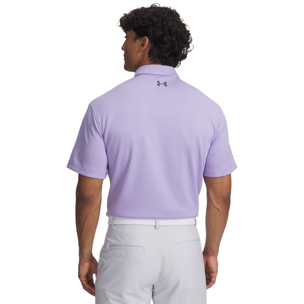 Under Armour Men's Tech Golf Polo, (538) Transparent / / Pitch Gray, X-Small