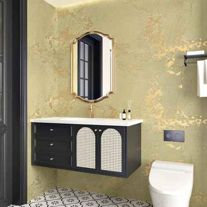 Cream Gold Marble Wallpaper Yellow Beige Marble Contact Paper for Countertops Matte Vintage Stick on Wall Paper for Bathroom Walls Kitchen Backsplash Cabinets 15.75"x78" Nature Wallpaper