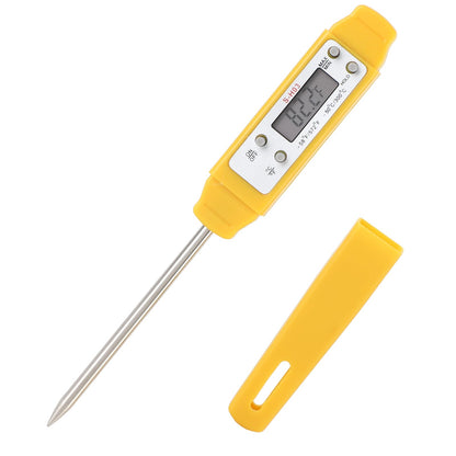 Akozon Digital Food Thermometer Automatic Calibration Pen High Accuracy Electronic Pocket Thermometer Yellow Home and Family Appliance and Decor