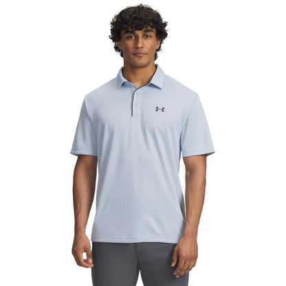 Under Armour Men's Tech Golf Polo, (455) Blue Calm / / Pitch Gray, 4X-Large