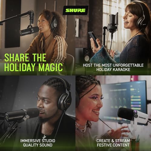 Shure SRH440A Professional Over-Ear Wired Studio Headphones – Monitoring & Recording Headphones with Enhanced Frequency Response, Adjustable & Collapsible Design, Works with All Audio Devices, Black