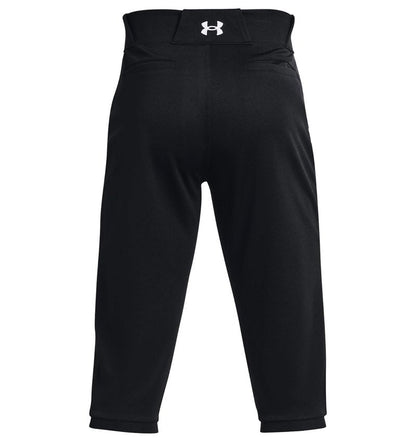 Under Armour Men's Utility Baseball Knicker 22, (001) Black / / White, Medium