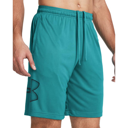 Under Armour Men's Tech Graphic 10" Shorts, (464) Circuit Teal / / Black, 4X-Large Tall