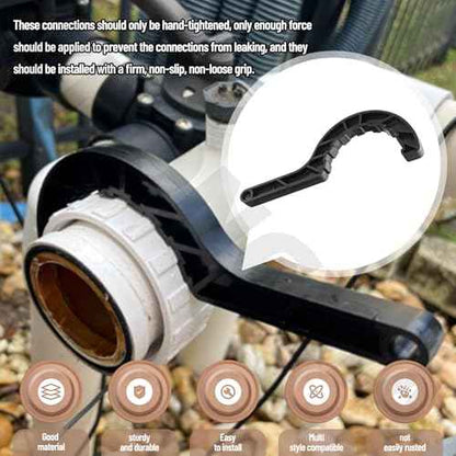 Heavy Duty Upgrade Salt Water Chlorinator Pool Tool Wrench Compatible with Hayward Turbo Cell, GLX-Cell 2¡È Union - for Most 1998-Up Chevy and GMC Trucks (15 Pads)