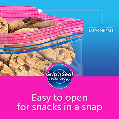 Ziploc 2 Gallon Food Storage Bags, Grip 'n Seal Technology for Easier Grip, Open, and Close, 36 Bags Total
