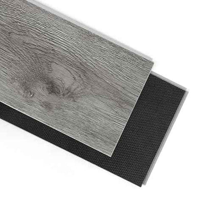 Art3d 48" x 7.2" SPC Click-Lock Floating Floor Tiles (24 Sq. Ft), 10-Pack Luxury Wood Look Flooring for Indoor Use, Waterproof & Fire-Resistant, Grey