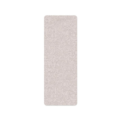 WeGym Yoga Mat, 4mm Cushioned Exercise Mat for Yoga, Pilates, Home Workouts - Anti Slip Polyurethane Suede Yoga Mat with Carrying Strap