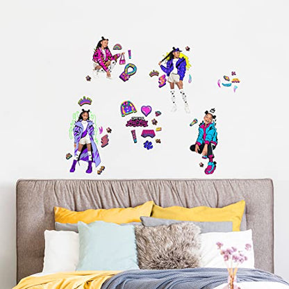 RoomMates RMK5186SCS That Girl Lay Peel and Stick Wall Decals
