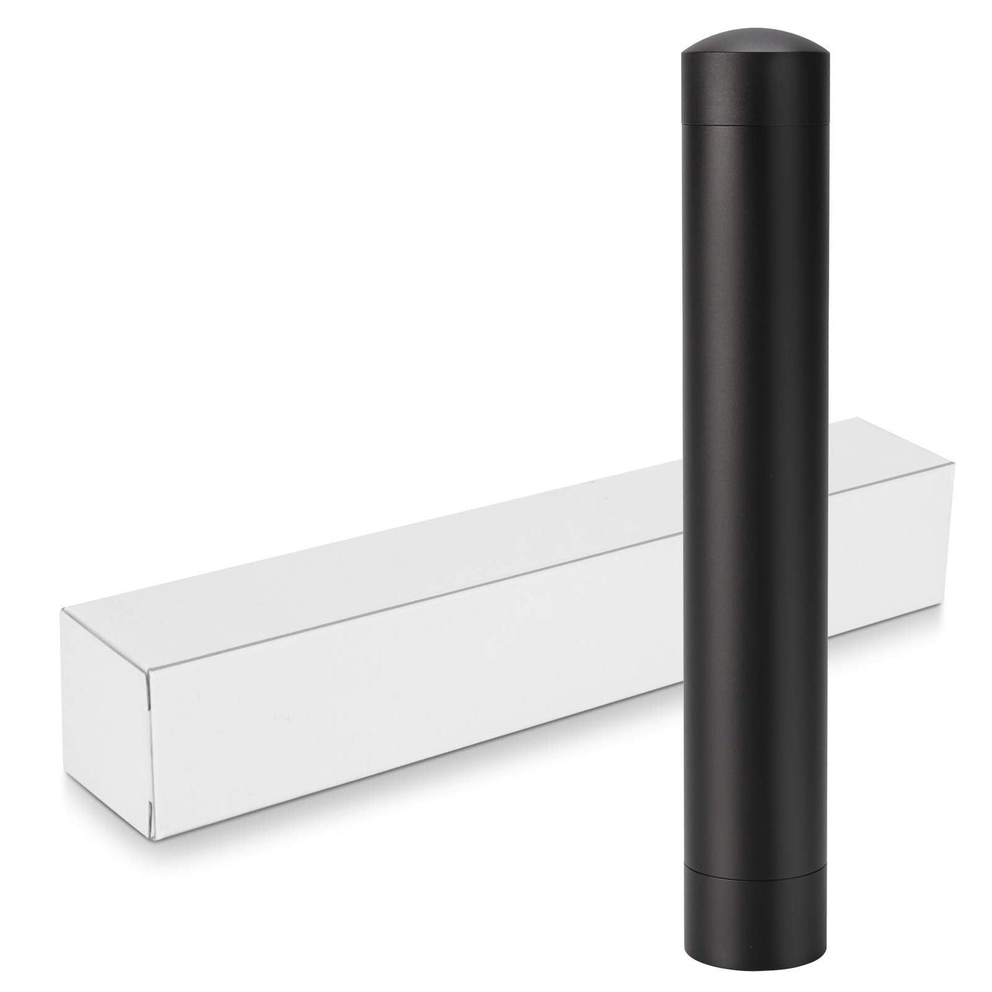 Fortune Nexus Air Tight Smell Proof Metal Cigar Case Tube with Built in Humidifier (Black)