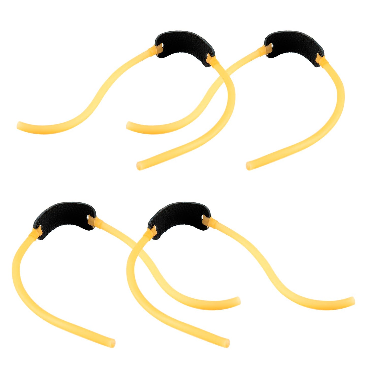4 Pack Slingshot Replacement Bands,Heavy Duty Tubular Rubber Bands for Hunting and Outdoor Activities Slingshot Replacement Bands Kit Perfect for High Performance Slingshots.