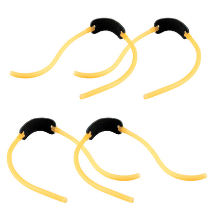 4 Pack Slingshot Replacement Bands,Heavy Duty Tubular Rubber Bands for Hunting and Outdoor Activities Slingshot Replacement Bands Kit Perfect for High Performance Slingshots.